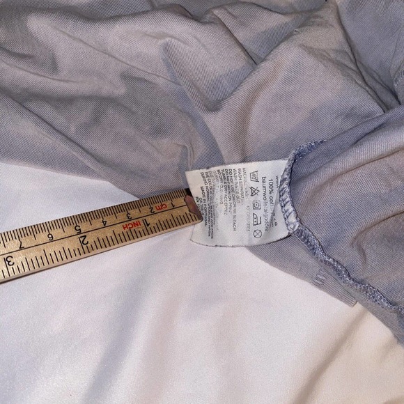 Nudie Jeans Long‎ Sleeve Distressed Henley Top Women's Large Gray - Picture 7 of 9